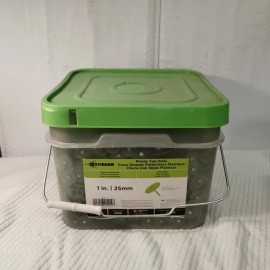 Stinger 3000 count Stinger Plastic Cap Nails 1 inch 25 mm