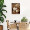 Zeuiwr Fall Artwork White Pumpkin Framed Wall Decor, Farmhouse Rustic