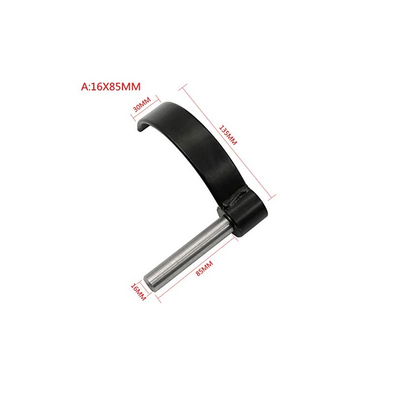 16MM Special-Shaped Lathe Tool Rest for Wood Lathe Woodworking Curved
