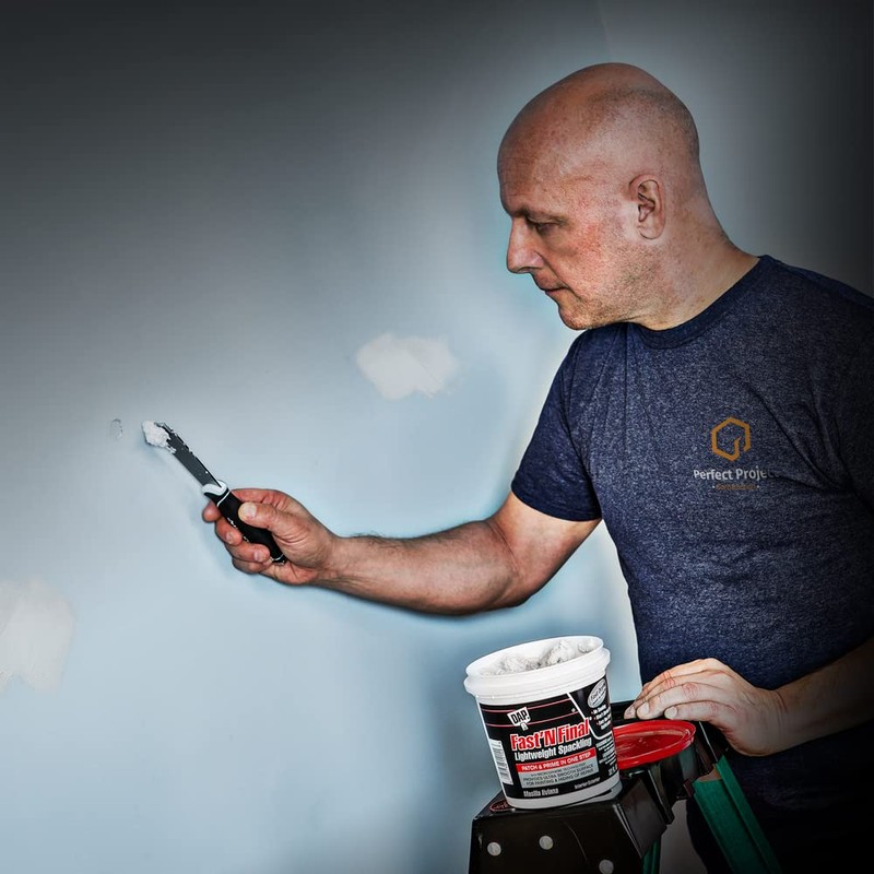 DAP 12143 Fast'N Final, 1gal, white Lightweight Spackling, 1 gal