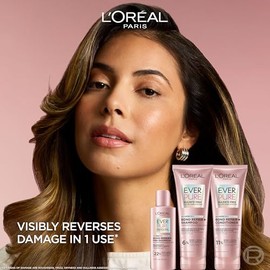 L'Oreal Paris, Shampoo Con Tecnología Bonding Ever Pure Bond Fortalece Tu Pelo Por Dentro Y Por Fuera Para Todo Tipo De Pelo Teñido Sin Sulfatos, 200M