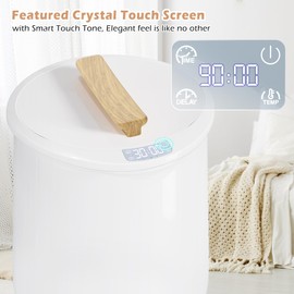 Keenray Upgraded Towel Warmer Bucket, Large Towel Warmer with 3 Heating Modes, Heat Time 30/45/60 Min Adjustable and Up to 24 Hour Delay Timer, Towel Heater for Oversize Bathrobes Blankets