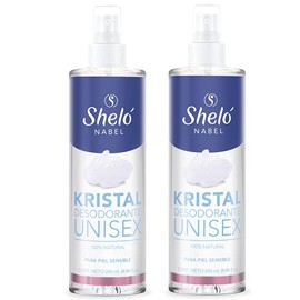 Kit con 2 Kristal Desodorante Unisex En Base A Sales Minerales Natural