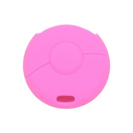 SEGADEN Silicone Cover Protector Case Holder Skin Jacket Compatible with BENZ SMART 1 Button Remote Key Fob CV9953 Pink
