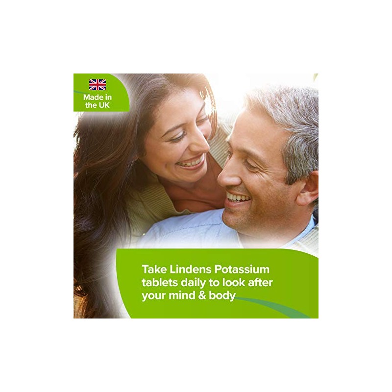 Lindens Potassium 200mg Tablets with 50mg Vitamin C - 100