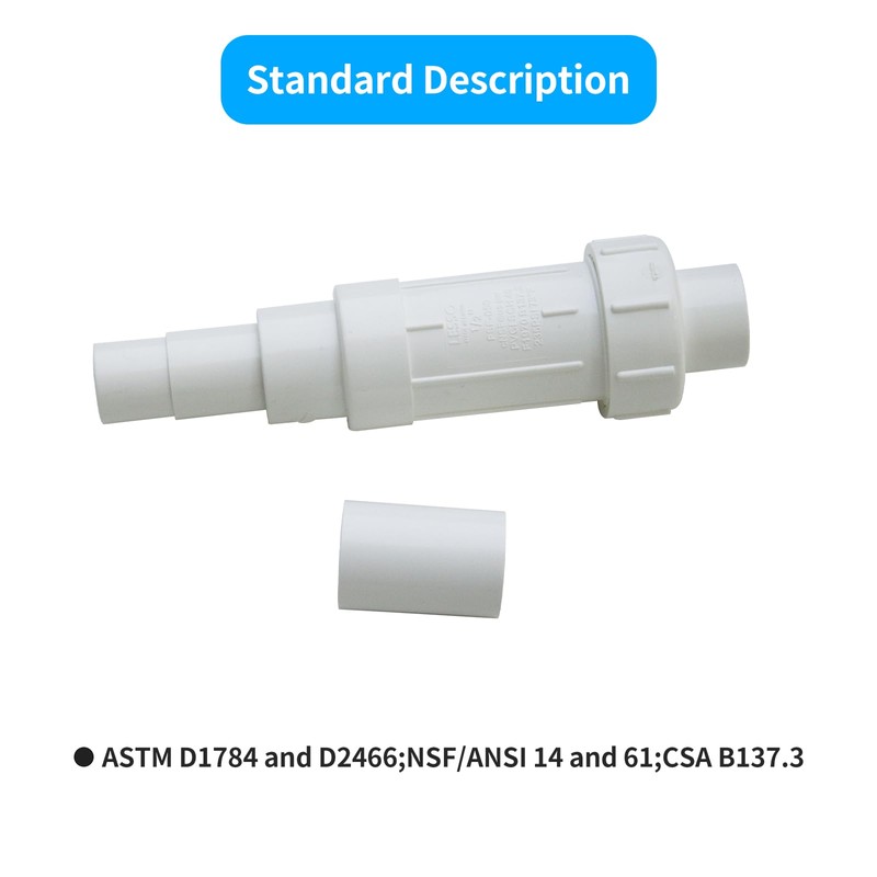 LESSO 3/4 inch PVC Pipe Repair Kit,PVC Repair Coupling for