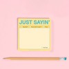 1-Count Knock Knock Just Sayin' Sticky Note (Pastel Version, 3