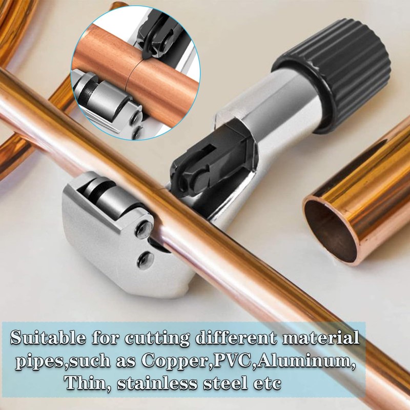 Yuentoen 4 Pieces Tubing Cutter Set,Heavy Duty Pipe Cutter 1/4”-1-5/8”