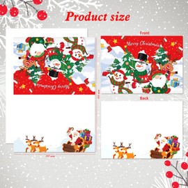 HOWAF 30pcs Christmas Place Cards Christmas Table Name Cards for Table Setting Santa Claus Christmas Place Settings Christmas Name Place Holders for Dinner Table Place Cards Christmas Table Decoration