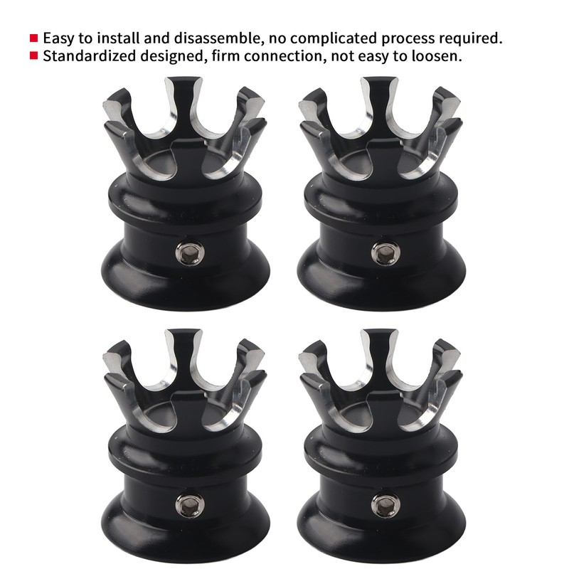 4pcs Engine Screw Cap Covers Crown Styling Fit for XL883/Big