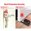 MBBEST Portable Door Lock & Door Stop Alarm,Dual Protection Security