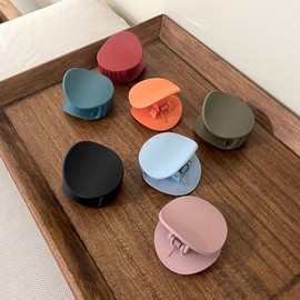 Matte circular bun hairpin hairpin pin hairpin daily women pin clip round 15ea