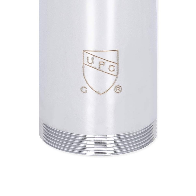 EZ-FLO 1-1/4 in x 12 in Heavy-Duty Brass Threaded Tube,