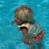 Kids Swim Vest 1-2 | Sid The Seagull Mustard Stripe