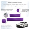 Dickno 4 PCS Car Door Sill Protector, 3D Carbon Fiber
