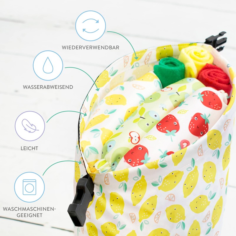Bambino Mio, Travel Wetbag - Waterproof Reusable Diaper Bag for