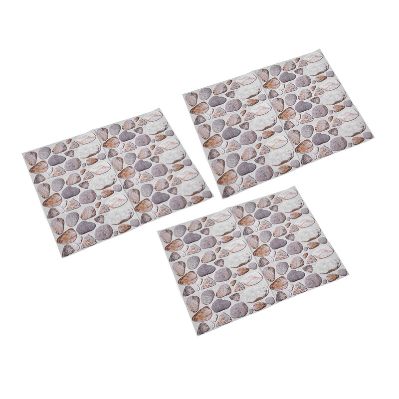 18PCS Tile Stickers Strong Reflection Water Oil Proofing Strong Layering