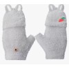 KH Guantes Calientitos De Peluche Zanahorias Unisex Invierno