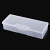 S-TROUBLE New Transparent Empty Nail Storage Box Manicure Tools Organizer