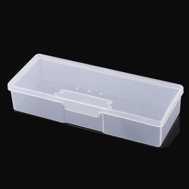 S-TROUBLE New Transparent Empty Nail Storage Box Manicure Tools Organizer Case Holder