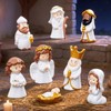 Miniature Resin Angel Figurines Set-8PCS, Tiny Figures for DIY Landscape