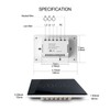Smart Light Switch, 2.4GHz WiFi Light Switch Compatible with Alexa