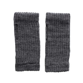 M&M Socks Arm Warmer, Silk, Made in Japan, Interior, Hand Warmer, Wool, Fluffy, Warm, Cool, Arm Cover, Charcoal Heathered