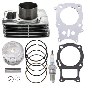 NICHE Cylinder Piston Gasket Kit for Honda Recon Sportrax 250 TRX250X 12191-HM8-000 12251-HM8-000 (68.5mm)