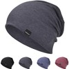 Men's Women's Lightweight Slouch Beanie Hat Soft Thin Hat Breathable