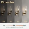 ALAMPEVER 6 Pack Chandelier Light Bulbs 60W Equivalent, E26 Edison