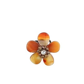 collezione alessandro Flower Ring, Glass