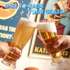 MICHELY Unbreakable Tall Pilsner Beer Glasses Set of 4 (16.5