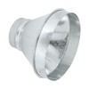 PATIKIL 10 Inch to 5 Inch Duct Reducer, Galvanized Steel