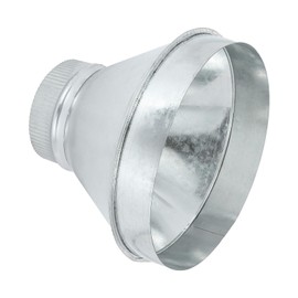 PATIKIL 10 Inch to 5 Inch Duct Reducer, Galvanized Steel Round Air Duct Reducer Crimped Pipe Increaser Adapter Connector Fitting Coupling for HVAC, Ventilation Systems