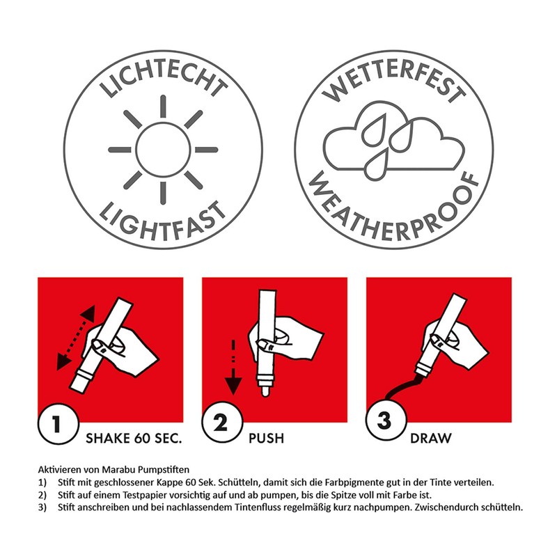 Marabu Brilliant Painter 012100080 – Cards, Assorted