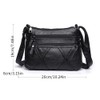 ACNCN Soft PU Leather Crossbody Shoulder Bag: Stylish Women's Multi-Pocket