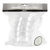 Creativ e 52139 Baubles with Opening, Transparent, 8 cm Diameter,