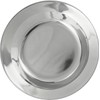 Menax - Set of 12 Snack Plates in Stainless Steel