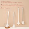 4PCS 360° Flexible Silicone Bottle Brush with Long Handle Soft