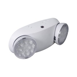 CM MZY Emergency Lights with Battery Backup,Commercial Emergency Light,Two Adjustable LED Light Head,Emergency Lighting Fixtures,120V/277V AC, UL Certified, 1 Pack