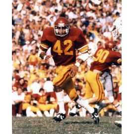 RONNIE LOTT USC TROJANS 8X10 SPORTS ACTION PHOTO (F)