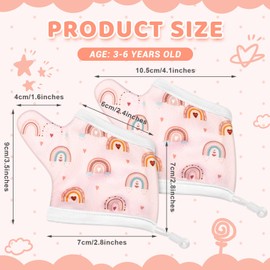 Seematn 4 Pairs Thumb Sucking Stop for Kids Breathable Thumb Suck Guard for Baby Toddler Stop Sucking Fingers Nail Biting Gloves(3-6 Years,Unicorn)