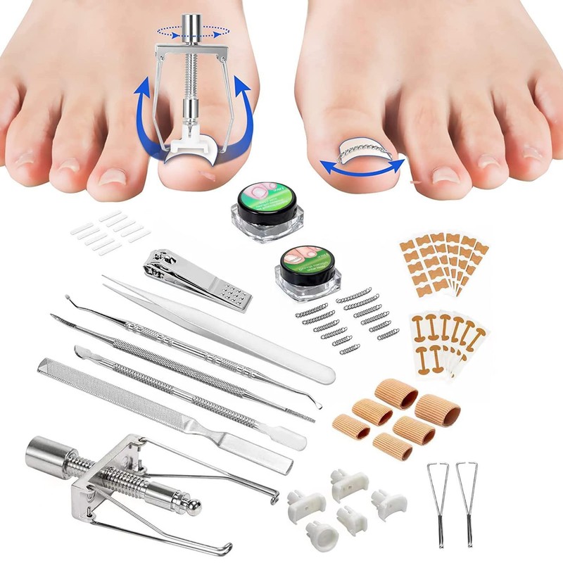 Suweiyuanshiyi Ingrown Toenail Removal Kit,Ingrown Toenail Corrector Tools Come with