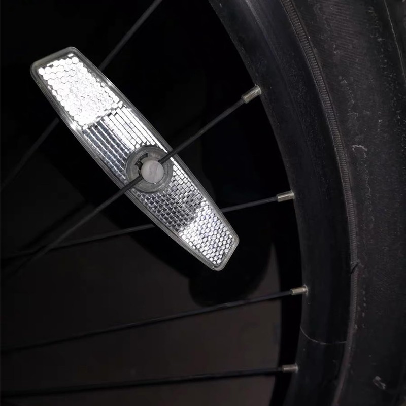 VEHYEGOI 12 Pieces Of Bicycle Reflective Sheets, Bicycle Safety Warning