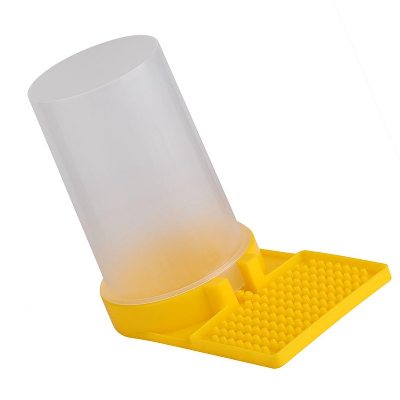 HAOHIZE Plastic Bee Feeder, Beehive Drinking Bowl Bee Keeping Equipment