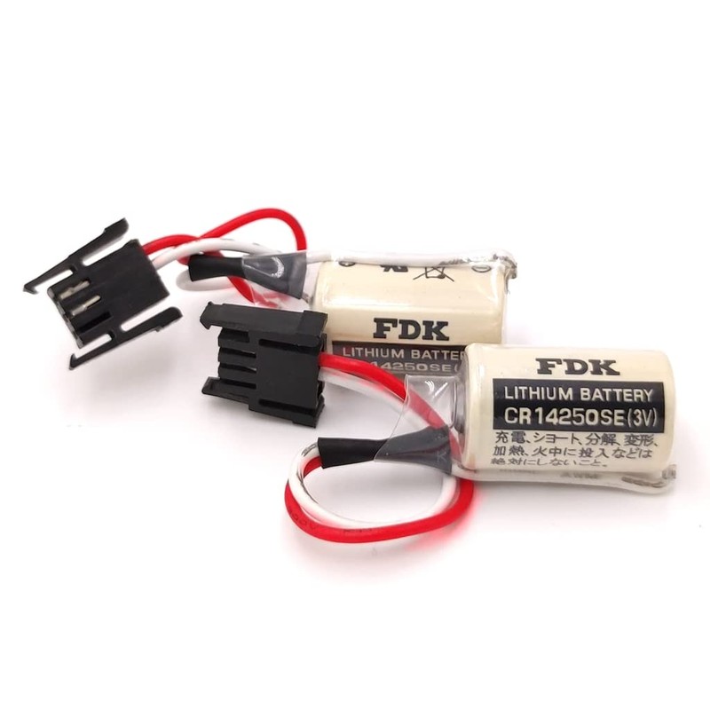 (2Pcs) CR14250SE 1/2AA 3V for FDK CR14250SE PLC Battery 1747-BA