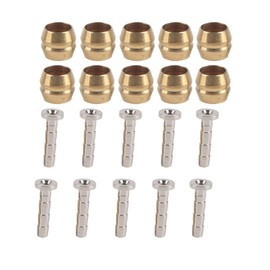 Olive and Barb Bh90 Insert 10 Set Hydraulic Disc Brake Hose Olive Connector Components Insert Replacement Part(Bh90)