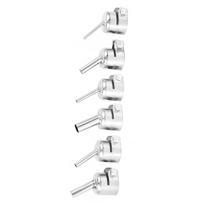 6Pcs Oblique Nozzle 850 for Hot Air Gun Soldering Desoldering