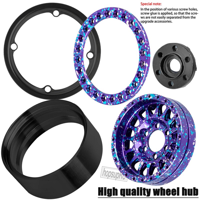 hopsupRC RC 1.9 Dually Beadlock RC Wheel Rim for 1/10