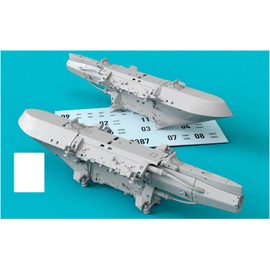 Les Kit RSK72-0387 1/72 General Dynamics F-16 Fighting Falcon TER-9/A Bomb Cradle 2 Pieces